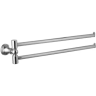 Держатель для полотенец LEMARK LM8101C поворотный двойной, 460 мм, хром