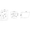 Сет: Инсталляция LEMARK PENEDA EXPERT + кнопка BIT хром глянец + унитаз FLOREX белый глянец 100121423